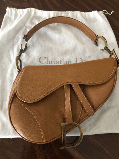 saddleback dior|authentic christian Dior saddle bag.